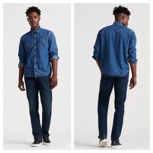 Lucky Brand?221 Slim Straight Button Fly Jeans